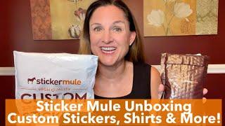 Sticker Mule Unboxing Stickers & TShirt - Sticker Mule Coupon Code - Sticker Mule Promo Code