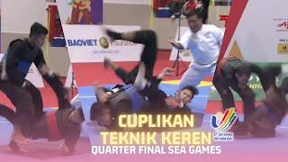 cuplikan teknik Pencaksilat seagames keren