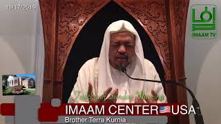 Tadzkirah Sunday Morning Led by Brother Terra Kurnia at Masjid IMAAM CENTER  USA