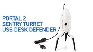 Portal 2 Sentry Turret USB Desk Defender from ThinkGeek