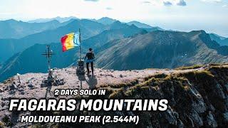 Higest Peak of Romania in 2 Days, Solo Hiking  |  Fagaras Mountains | Moldoveanu Peak 2.544m