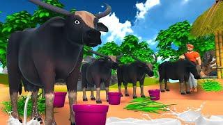 Magical Buffalo Milk - जादुई भैंस का दूध हिंदी कहानी | Hindi Kahaniya 3D Moral Stories | JOJO TV