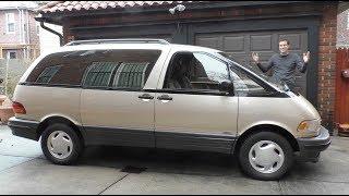 The Toyota Previa Is the Weirdest Minivan Ever