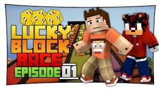 LUCKY BLOCK RACE #1 - One Piece Map with ShadowShak (Minecraft)