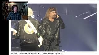 Vince Neil lip-syncing "On With the Show" (5/3/2024, Hard Rock Casino Atlantic City)