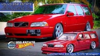 VOLVO 850 ESTATE HOT WHEELS CUSTOM || 850 Estate Convert To V70