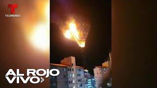 Globo aerostático se incendia en pleno vuelo y cae sobre un edificio en Brasil