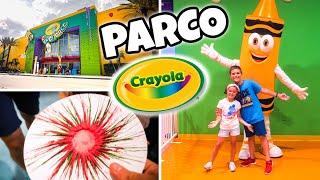 ANDIAMO AL PARCO DIVERTIMENTI CREATIVO CRAYOLA: Vlog Famiglia GBR