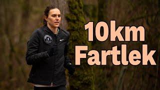 10km Fartlek w/ Bowerman Track Club at the "Track in the Trees"