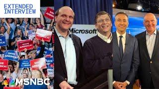 Fighting disinfo in MAGA era: Ari Melber talks facts & tech with Microsoft legend Steve Ballmer