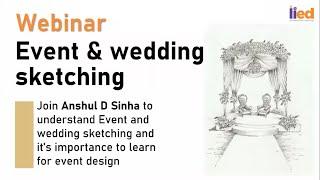 Learn Event & wedding sketching | Webinar | Event sketching | Wedding sketch