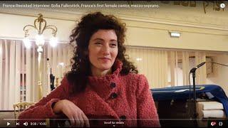 France Revisited Interview: Sofia Falkovitch, France's first female cantor, mezzo-soprano.