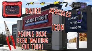 New Harbor Freight Tools Icon Bauer Hercules Predator Lots of New Tools