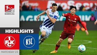 Three Wins In A Row! | 1. FC Kaiserslautern - Karlsruher SC 3-1 | Highlights | MD 15 - Bundesliga 2