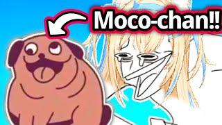 Fuwawa Can't Stop Laughing When Sees a Dog That Looks Like Mococo【Hololive EN】