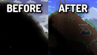 Destroying a Terraria World with Veinminer