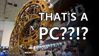 Epic PC case mods and water cooling at Commart Connect 2017 Computer show Bangkok Thailand