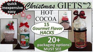 DIY CHRISTMAS GIFT IDEAS 2019 | 15 AMAZING HOT COCOA FLAVOR HACKS | GREAT SMALL GIFT IDEAS!!