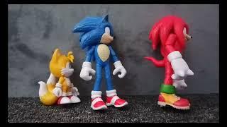 Sonic 3 Sonic Tails And Knuckles Vs Shadow Trailer ( With Figures ) ( My Version )