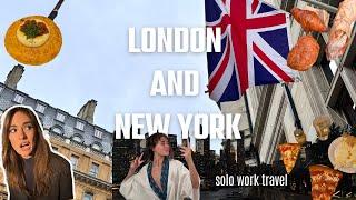 SOLO ADVENTURES: LONDON AND NEW YORK