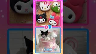 Lisa or Lena Sanrio Cakes  #lisa #trendingshorts #viral #fypシ゚viral