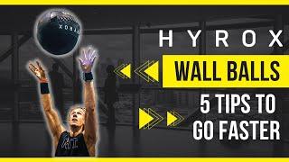 hyrox wall ball tips // how to go faster on your next hyrox race