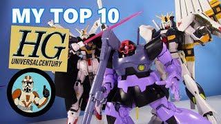My Top 10 FAVORITE HGUC 1/144 Gundam Kits | Jcc2224
