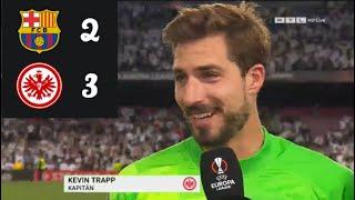 Interview - Kevin Trapp nach der Sensation I FC Barcelona - SGE I 2:3