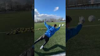 INSANE REACTION SAVES  #goalkeeper #goalkeepertraining