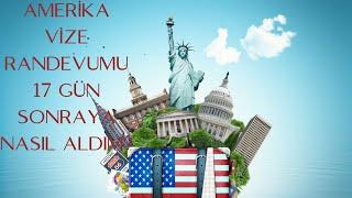 Amerika Vize Randevusu Nasıl Erkene Alınır ve Öne çekilir?  ( Amerika Vize Randevusu )