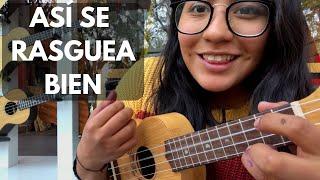 Cómo rasguear el ukulele - EJERCICIOS PARA APRENDER A RASGUEAR