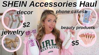 HUGE SHEIN ACCESSORIES HAUL 2023 | 20+ items | Jewelry, Phone Cases, Beauty Products, Sunglasses