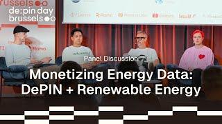 Monetizing Energy Data: DePIN + Renewable Energy