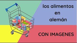VOCABULARIO ALEMÁN BÁSICO - los ALIMENTOS en ALEMÁN *con imágenes* - APRENDER ALEMÁN fácil