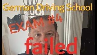 Failed Driving Exam Test #4 - German Driving School - 06/2022 - Fahrschule English - live exam