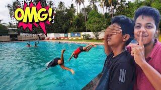 അനിയനെ 8ൻറെ പണി കൊടുത്തു|PRANK ON BROTHER|SWIMMING POOL