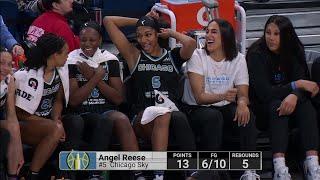  Angel Reese Highlights In WNBA HOME Debut | Chicago Sky vs New York Liberty #WNBA