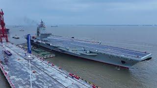 China's third aircraft carrier enters new trial phase