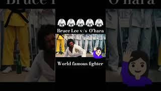 Bruce Lee v/s O'Hara world famous fight #brucelee #karate