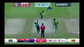 Thrilling Batting of Miller vs Srilanka #Srilanka vs south africa match