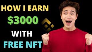how to claim and sell free binance NFT in binance || $3000 free NFT