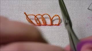 Knüpfstich Stick-Stich Tutorial