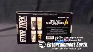 Star Trek The Original Series Fine Art Shot Glasses Set 1