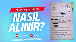 Polonya İş Davetiyesi Nasıl Alınır? Nelere Dikkat Etmek Gerekir?