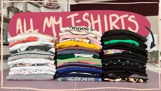 Decluttering and upcycling my T-shirts