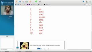 Learn French : How to count from one to ten ( 1-10)