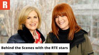 On set with RTE's Blathnaid Ni Chofaigh and Anne Cassin | RSVP Magazine