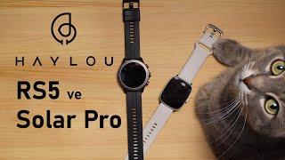 HAYLOU RS5 ve Solar Pro Akıllı Saat İnceleme