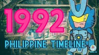 "ANO ANG MGA NANGYARI SA PILIPINAS NUONG 1992?"