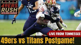 49ers vs Titans Postgame Live from Stadium